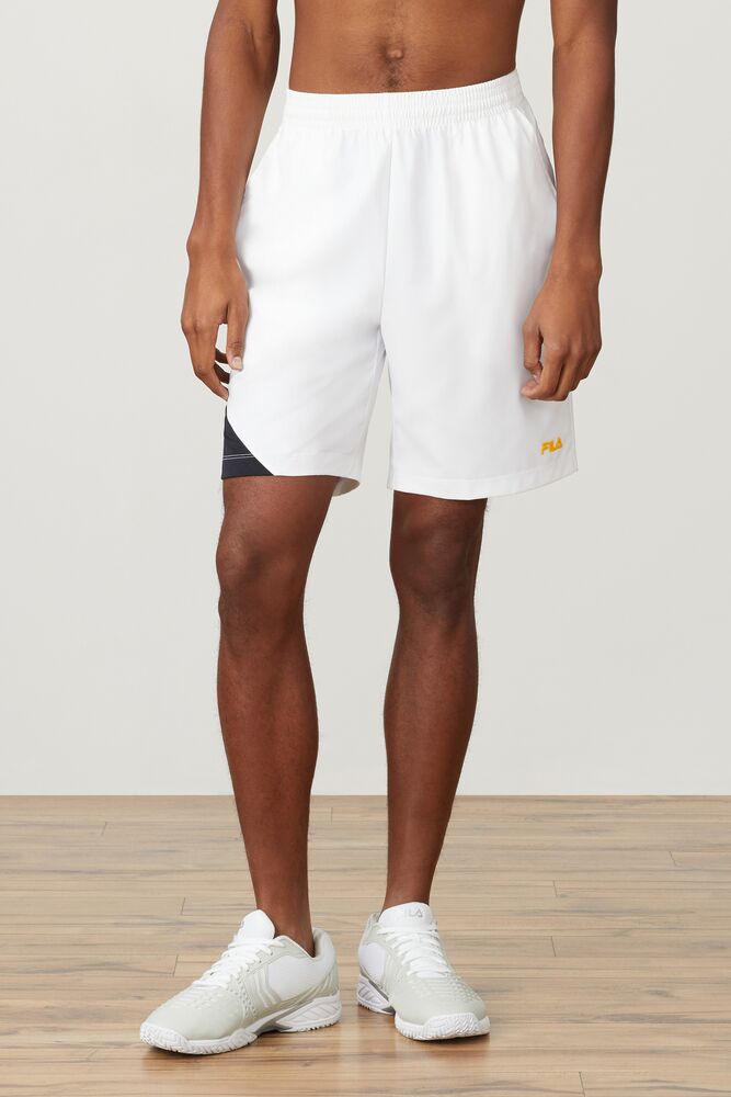 Fila Break Point Short Blancas Negras | UHRT40752