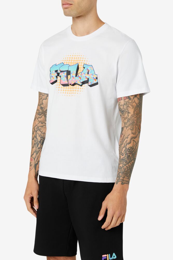 Fila Breckin Tee Blancas | QLNV09672