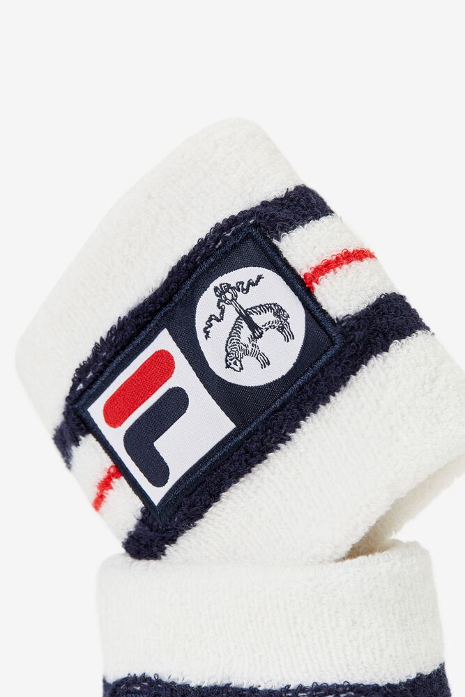 Fila Brooks Brothers X Fila '76 Wristbands Blancas Azul Marino Rojas | FAQP17859