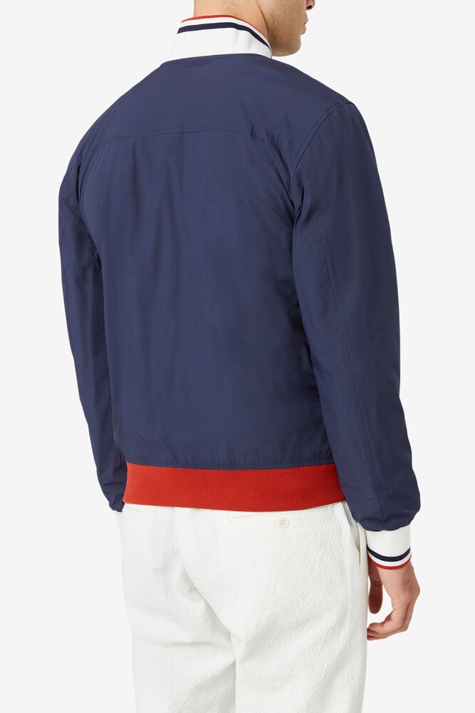 Fila Brooks Brothers X Fila Stadium Jacket Azul Marino | WFCH49653