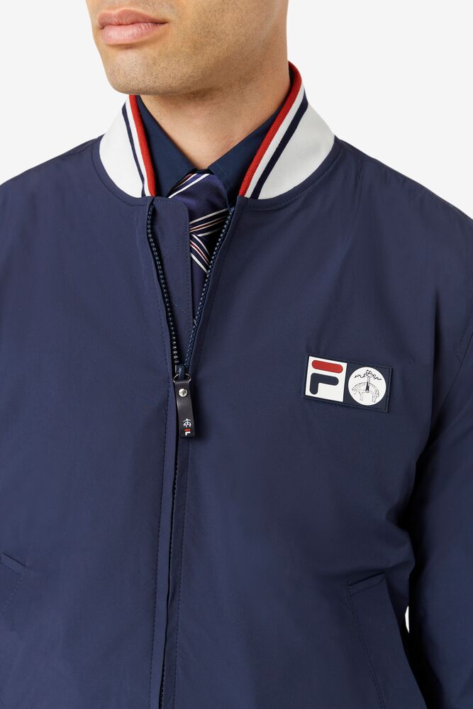 Fila Brooks Brothers X Fila Stadium Jacket Azul Marino | WFCH49653