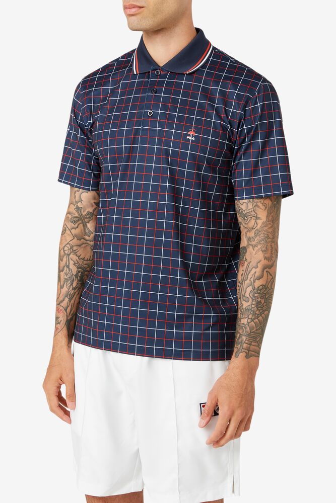 Fila Brooks Brothers X Fila Windowpane Polo 606 Knit Check | IFLK10872