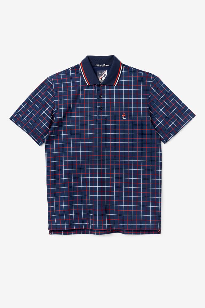 Fila Brooks Brothers X Fila Windowpane Polo 606 Knit Check | IFLK10872