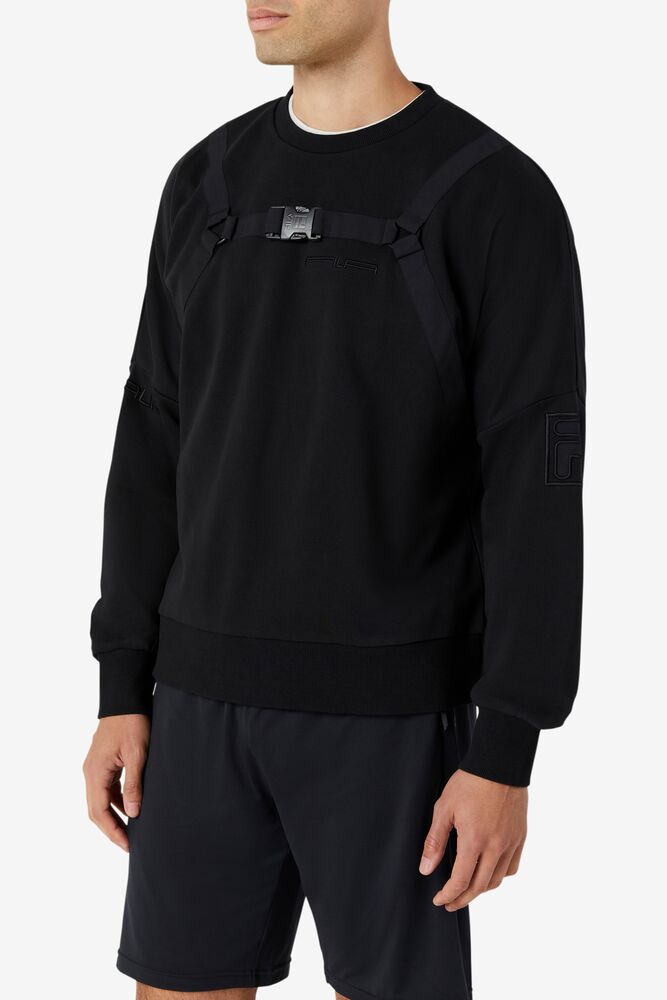 Fila Buster Crew Sweatshirt Negras | PKAR65913