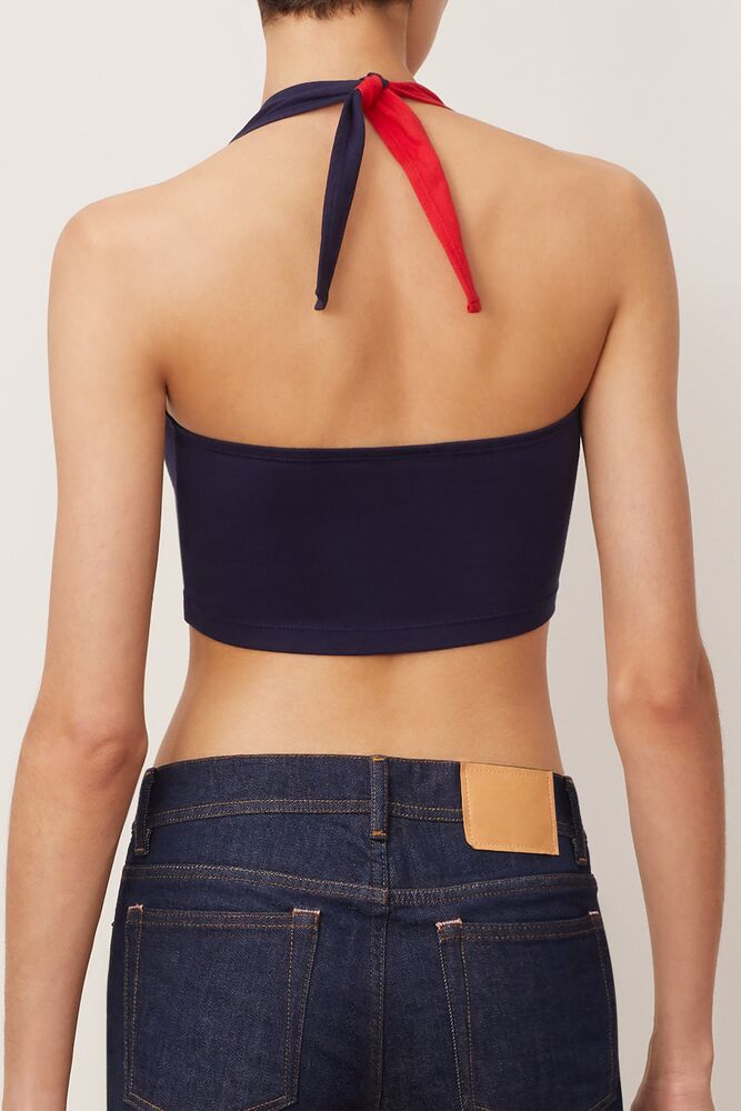 Fila Cara Halter Top Peac/Cred/Wht | GRYF14562