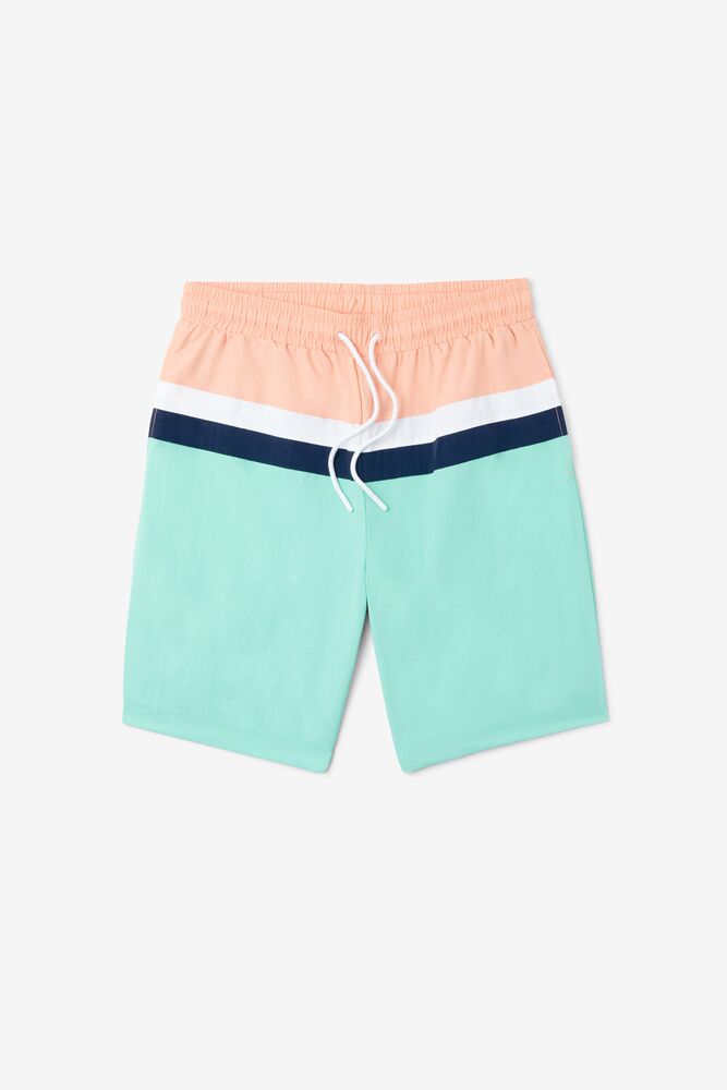 Fila Charlie Swim Short Blancas Verde Menta | AQYJ03984