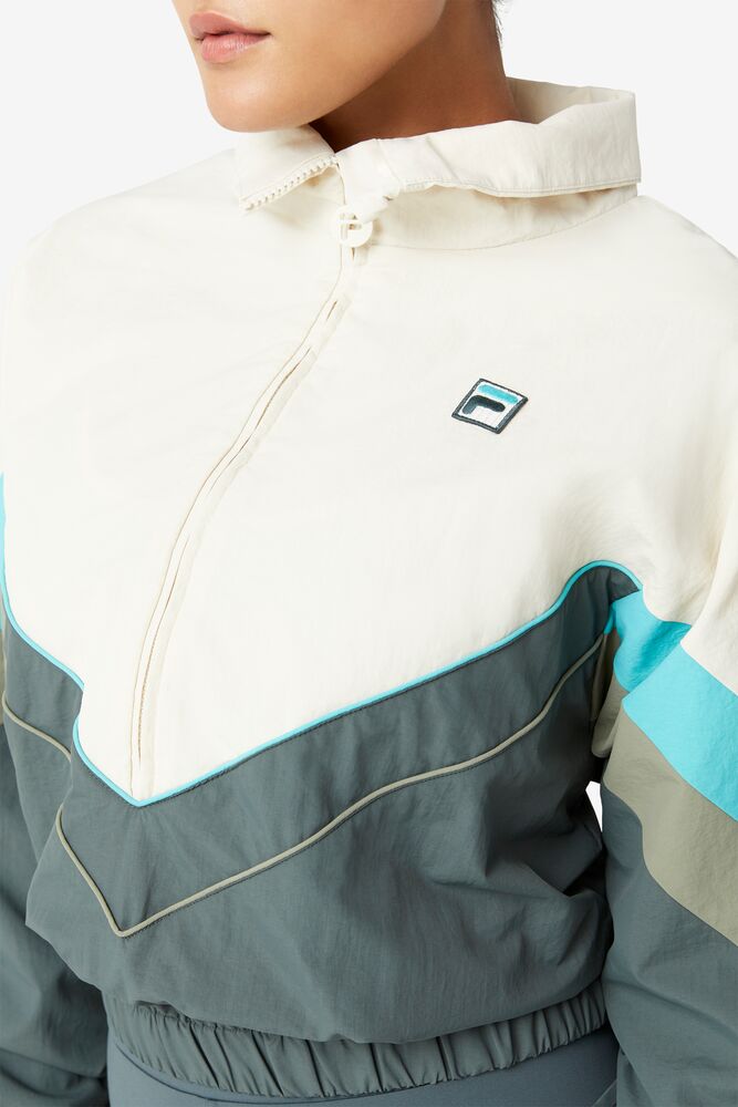 Fila Chiaki 2 Wind Jacket Azules Turquesa | HXQG69148