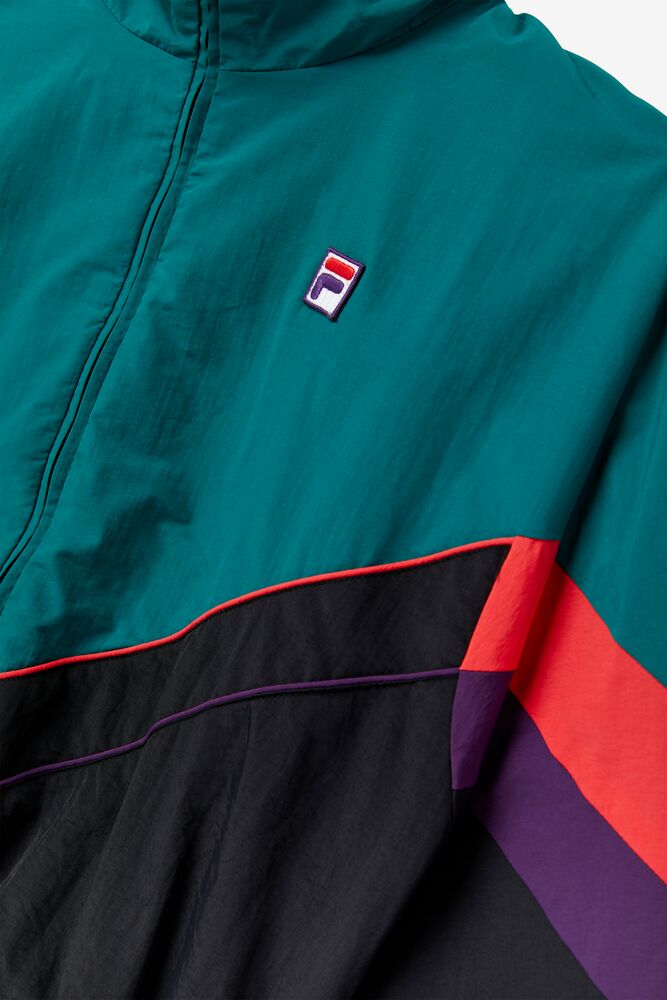 Fila Chiaki 2 Wind Jacket Negras Moradas | BVCX57814