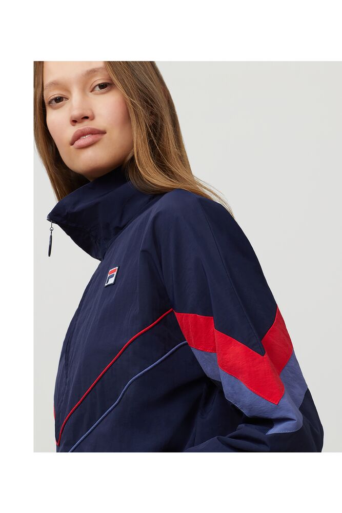 Fila Chiaki Wind Jacket Peac/Marl/Cred | IULP62954