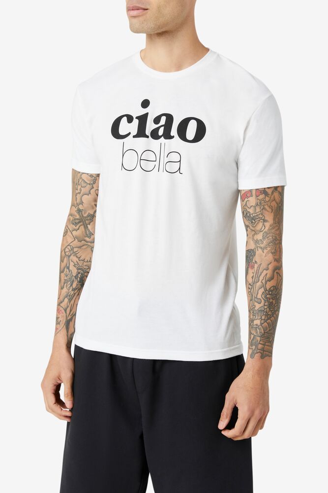 Fila Ciao Bella Tee Blancas | ECAD24768