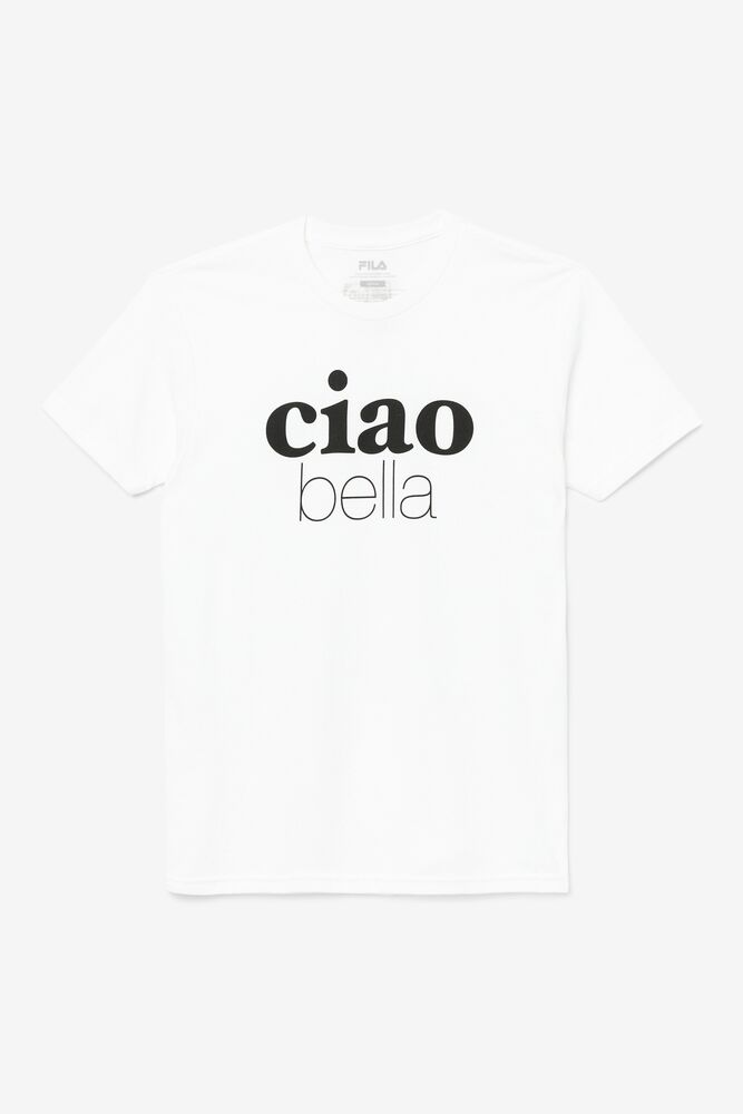 Fila Ciao Bella Tee Blancas | ECAD24768