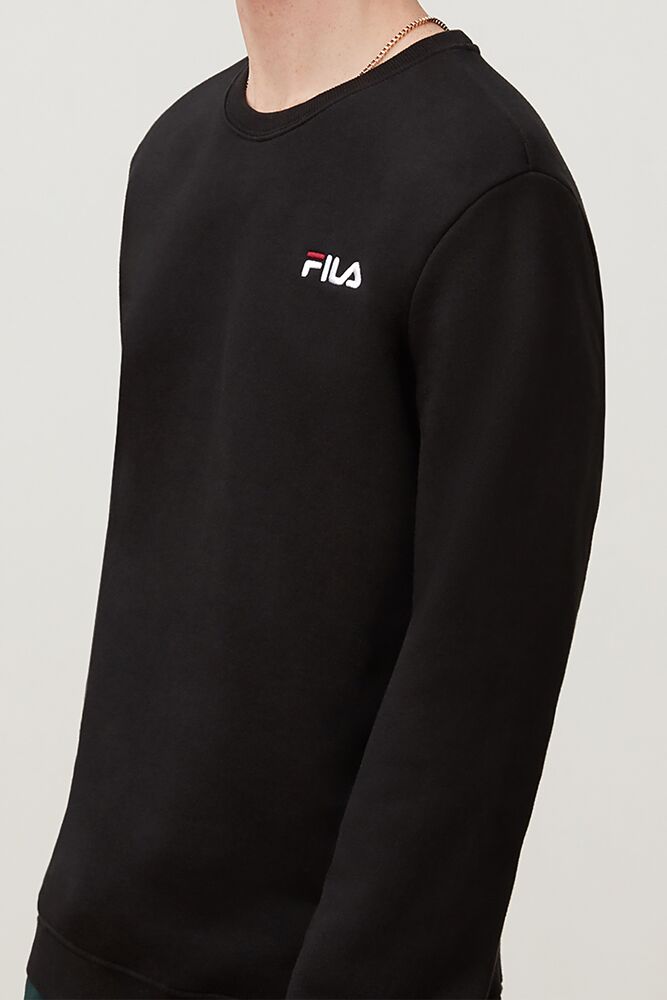 Fila Colona Sweatshirt Negras Blancas Rojas | YNTS72319