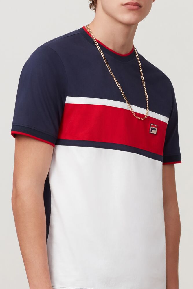 Fila Conte Tee Wht/Peac/Cred | GTMY08945