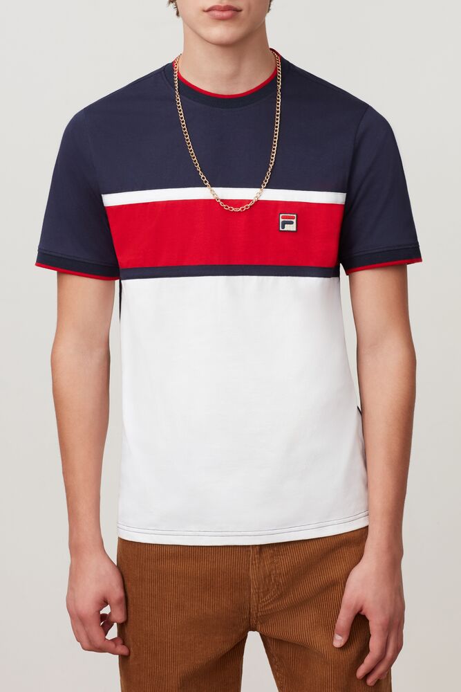 Fila Conte Tee Wht/Peac/Cred | GTMY08945