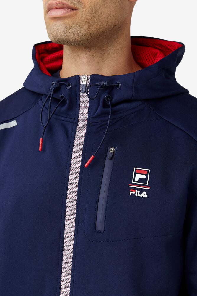 Fila Coulty Tech Hoodie Rojas | GQXP79201