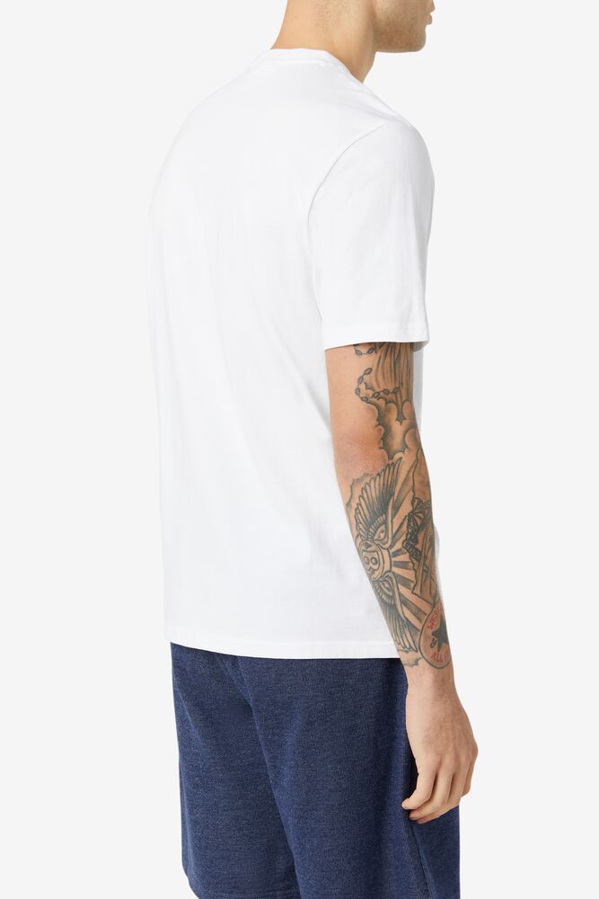 Fila Court Dominance Tee Blancas Verde | KOXF03275