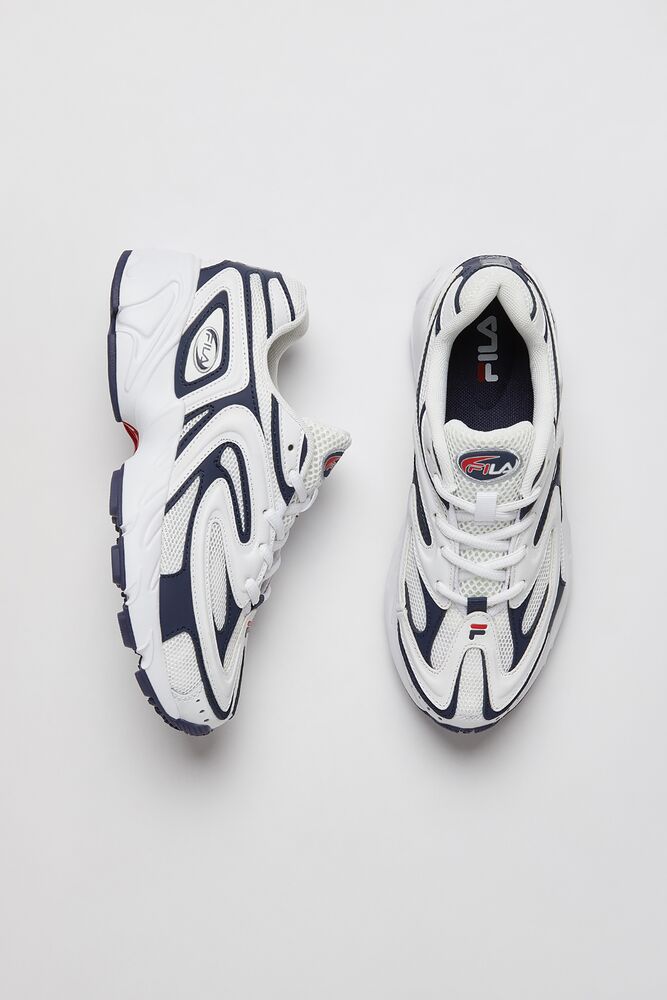 Fila Creator Tennis Shoes Wht/Fnvy/Fred | GRPA95764