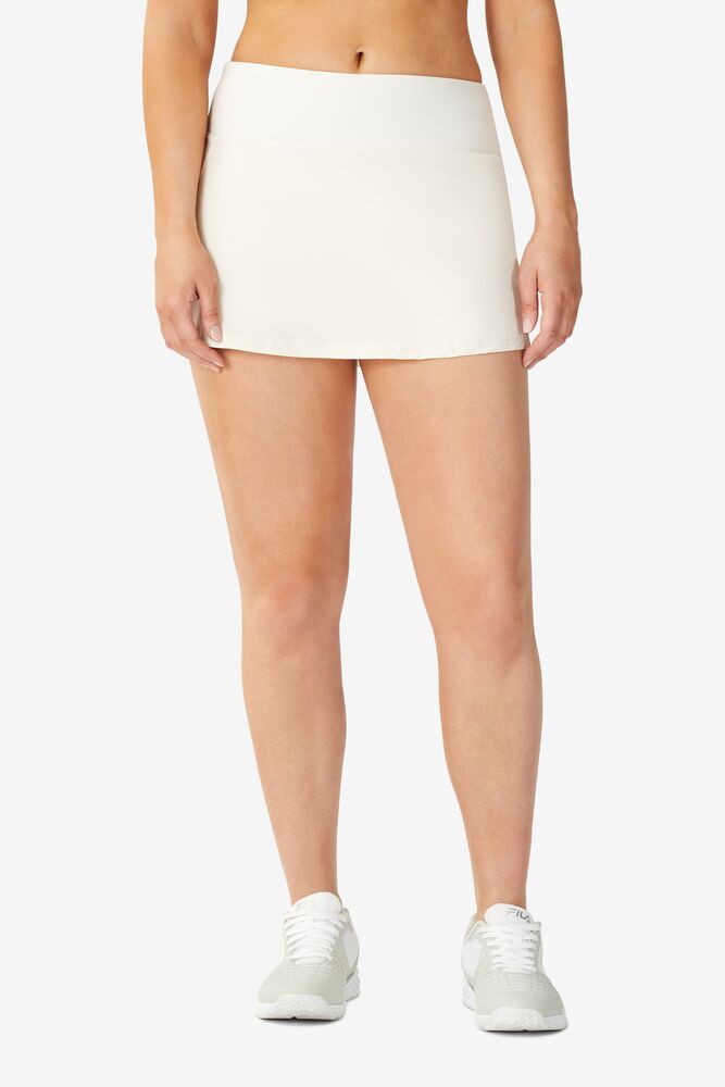 Fila Cross Court High Waisted Skort Blancas | ZYNI15749