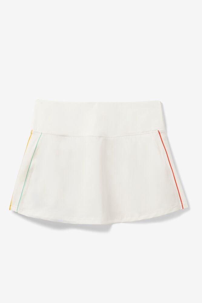 Fila Cross Court High Waisted Skort Blancas | QVSO47012