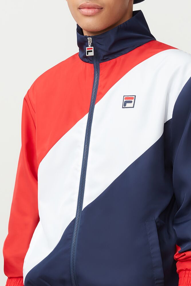 Fila Cruz Windbreaker Cred/Peac/Wht | YJFB36098