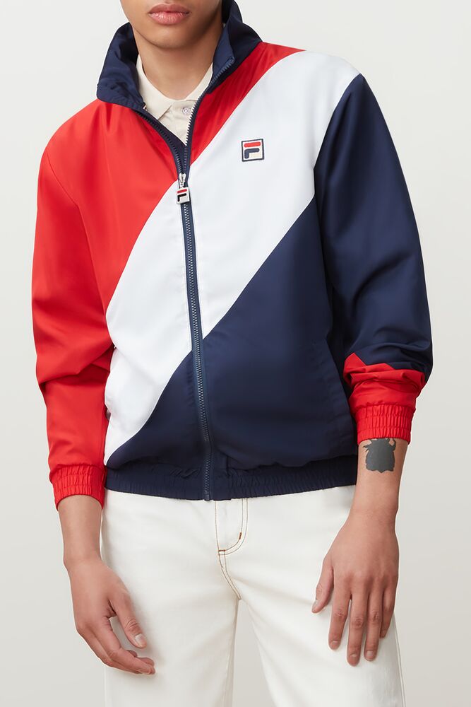 Fila Cruz Windbreaker Cred/Peac/Wht | YJFB36098