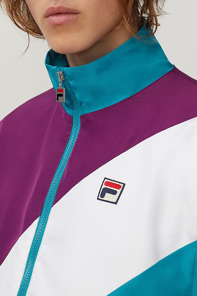 Fila Cruz Windbreaker Grpj/Bbay/Wht | KBTC74509