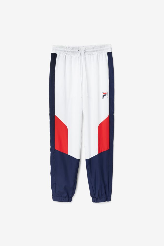 Fila Cyril Pant Blancas Rojas | UARI93054