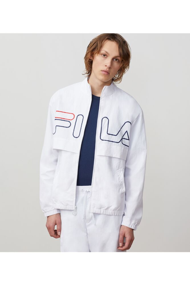 Fila Dani Woven Jacket Blancas | BHKQ94763