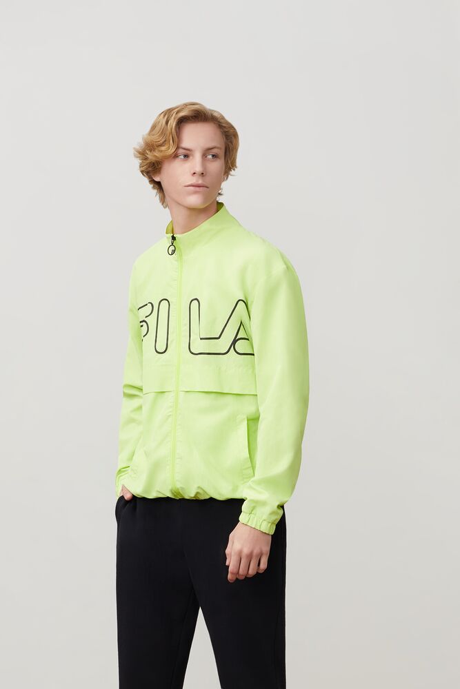 Fila Dani Woven Jacket Sharpgreen | ULXB84293