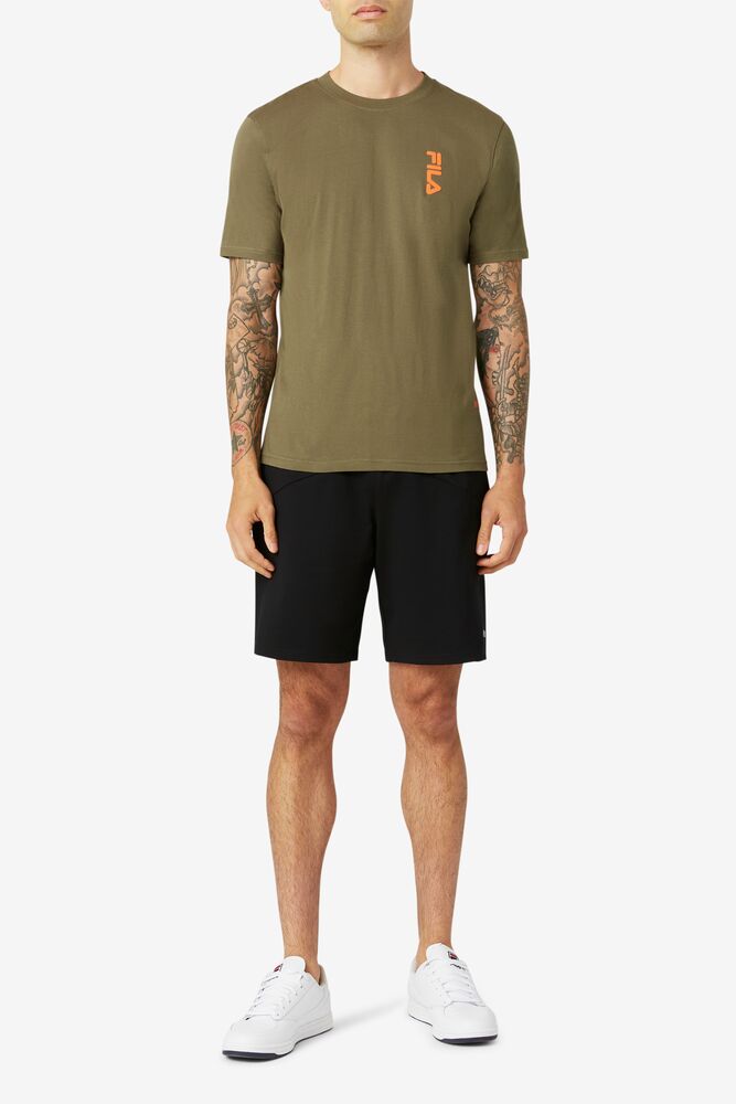 Fila Deckhand Tee Verde Oliva | NOBG48016