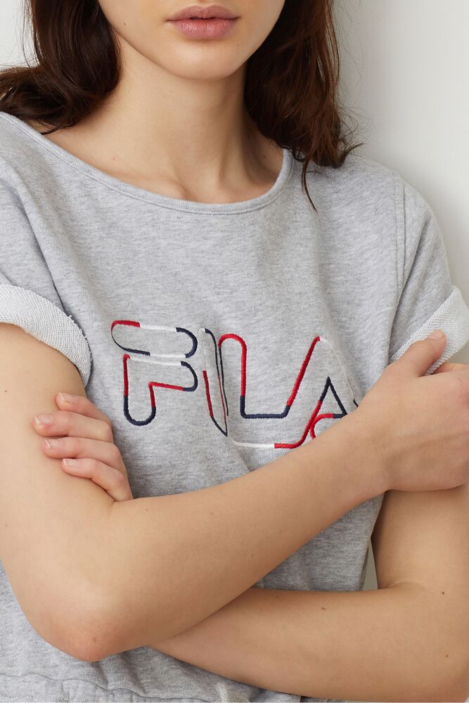 Fila Delaney Romper Ltgreymarl | PXNL35942