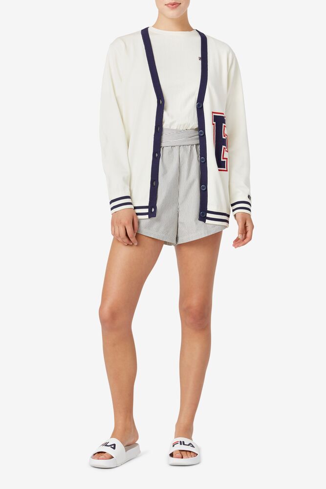 Fila Delfina Cardigan Blancas | SYFT10643