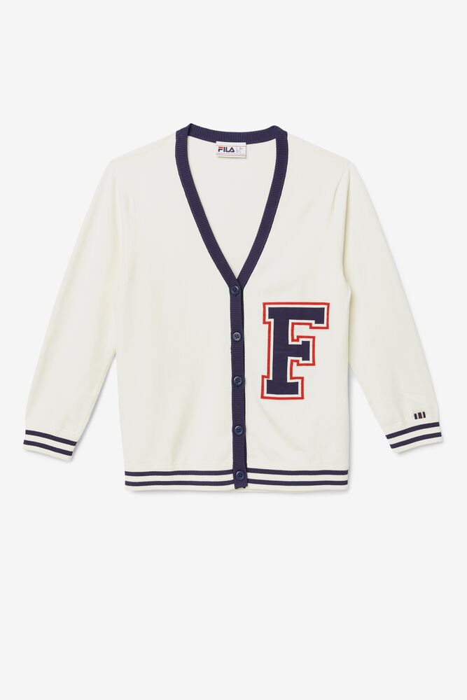 Fila Delfina Cardigan Blancas | SYFT10643