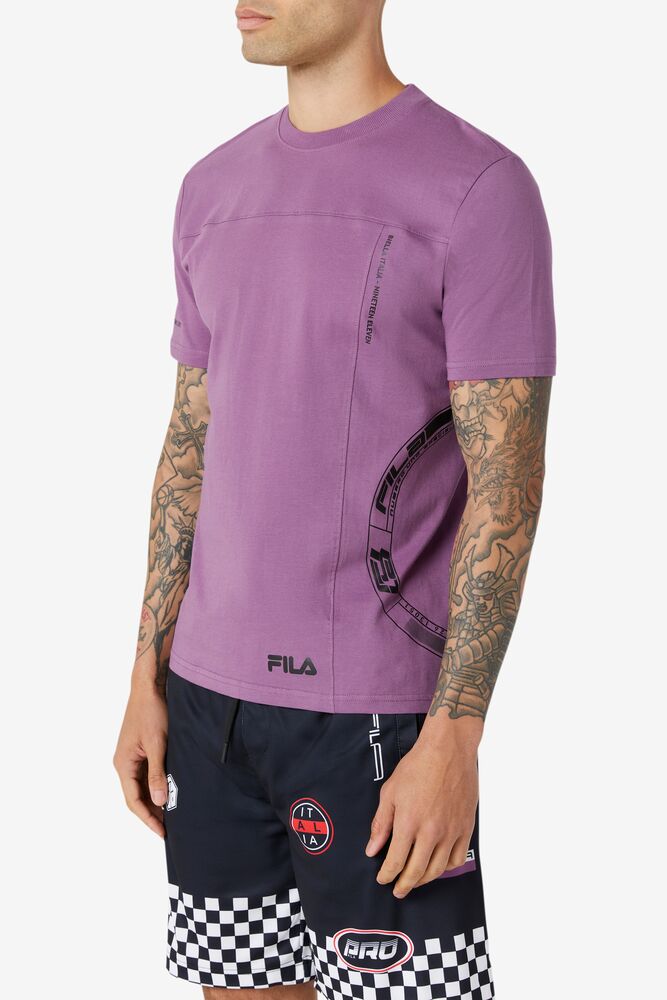 Fila Deltalife Graphic Tee 558 Violet | PIGQ34820