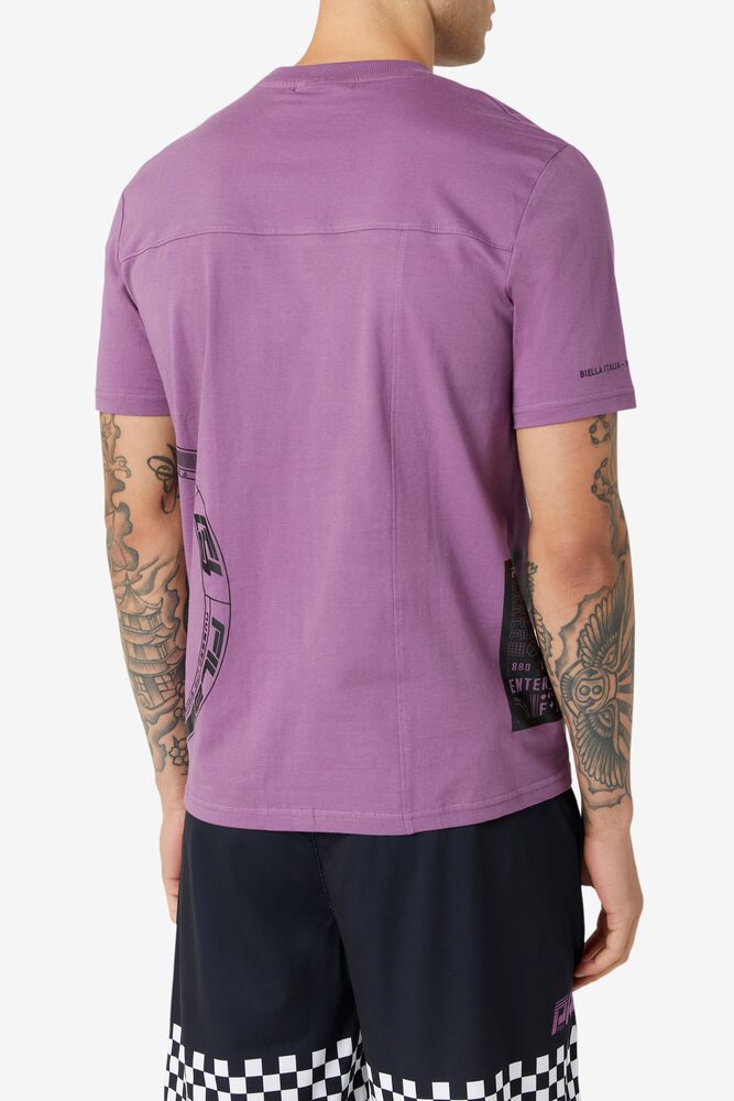 Fila Deltalife Graphic Tee 558 Violet | PIGQ34820