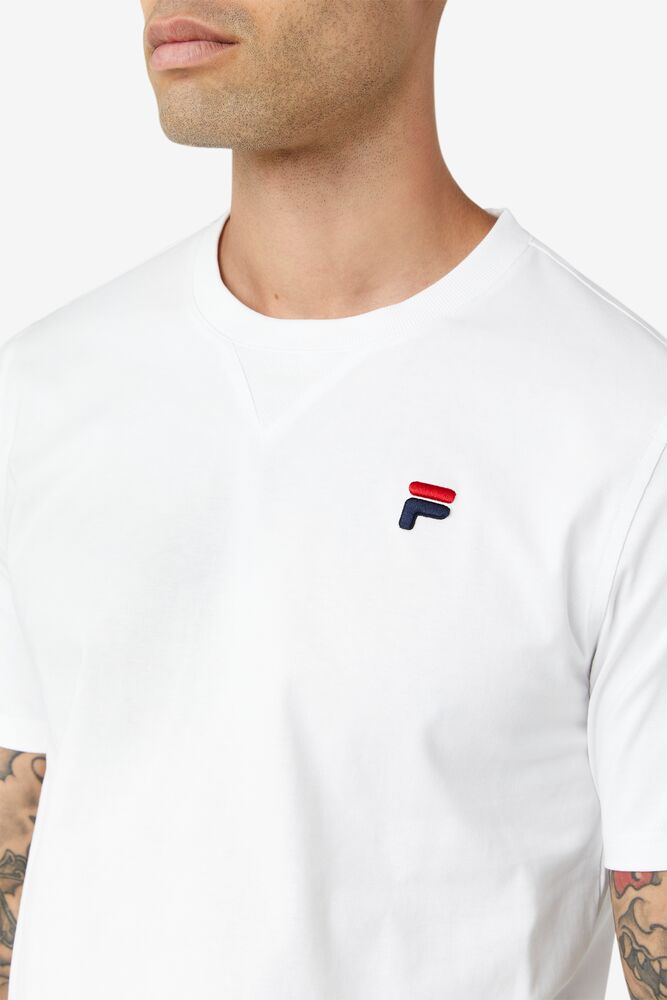 Fila Derion Tee Blancas | FBGR78941