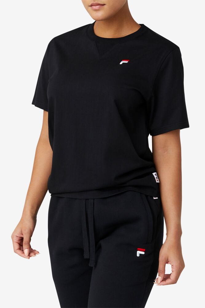 Fila Derion Tee Negras | GLKZ87251