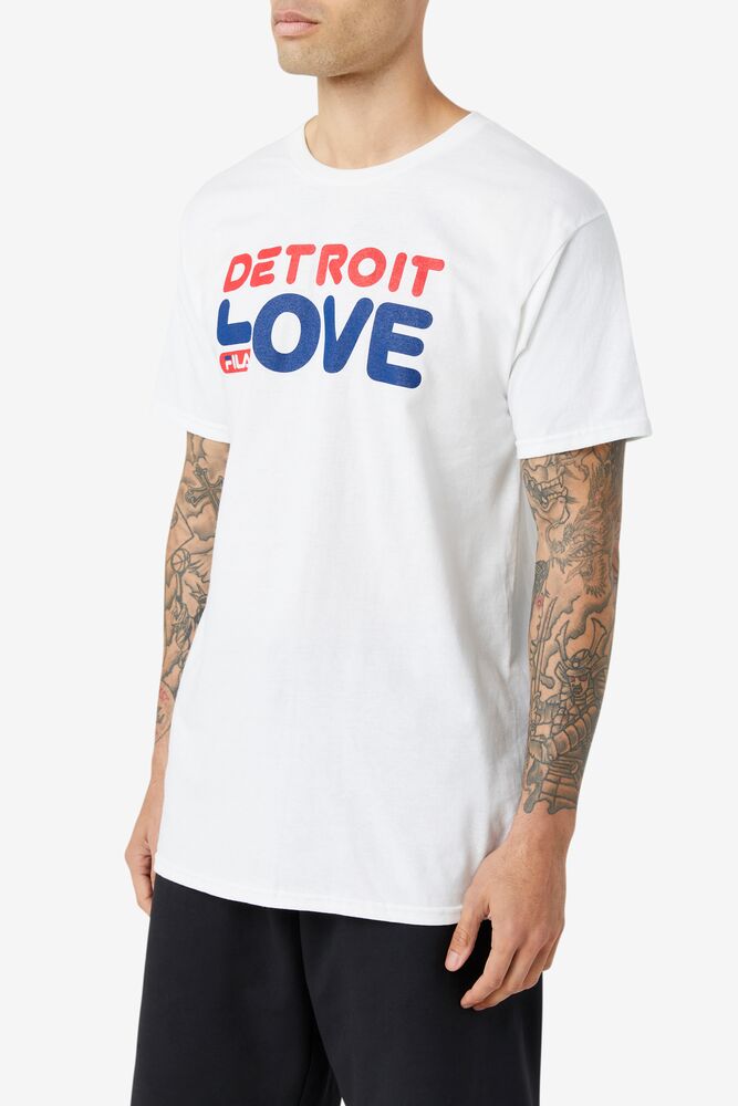 Fila Detroit Love Tee Blancas | RAQW52341