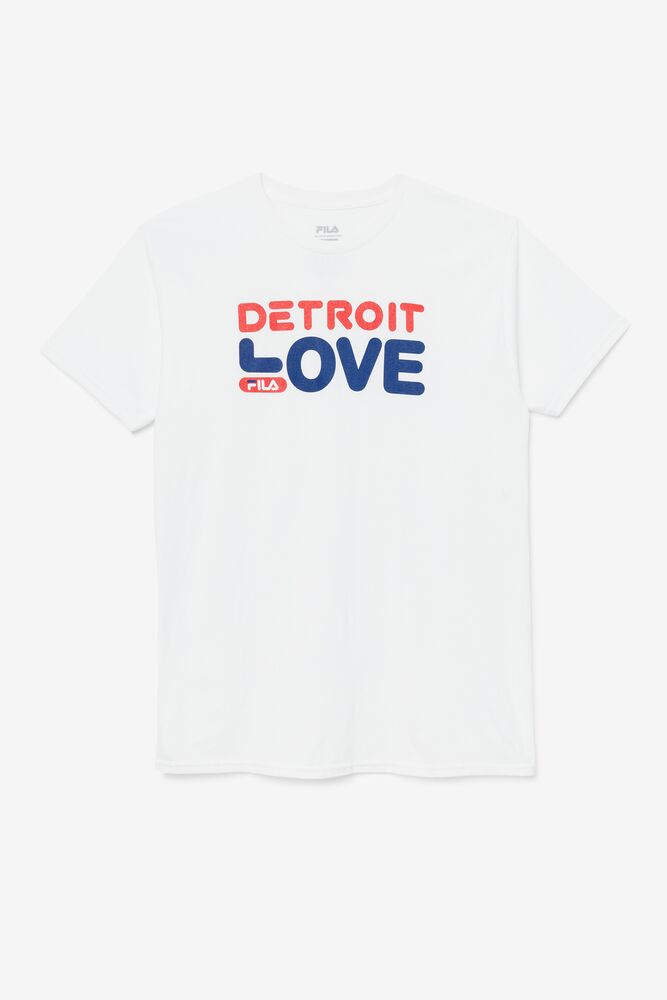 Fila Detroit Love Tee Blancas | RAQW52341