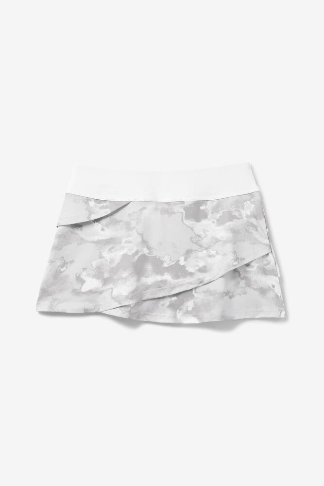 Fila Deuce Court Tiered Skort Wht/Multiprt | DMVJ57624