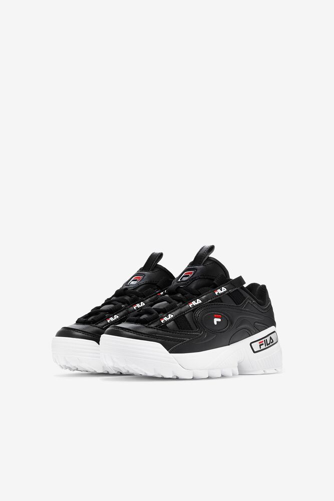 Fila D-formation Sneakers Negras Rojas Blancas | ANES89630