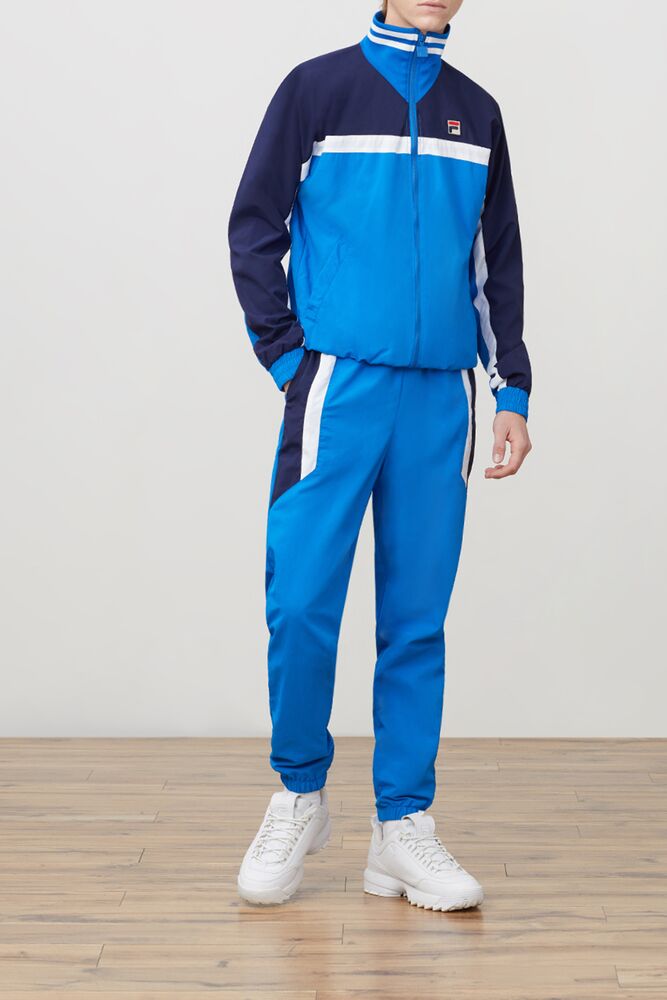 Fila Diego Track Jacket Drblu/Peac/Wht | WVYP90146