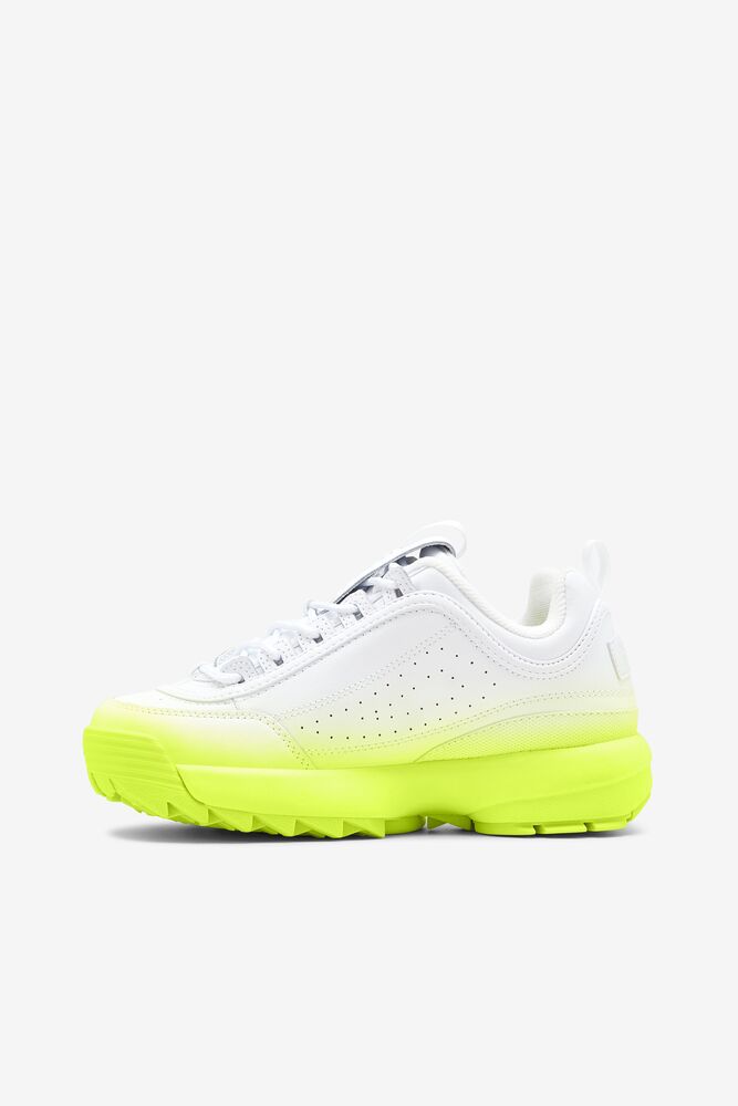 Fila Disruptor 2 Brights Fade Sneakers Wht/Wht/Sfty | HMLB53782