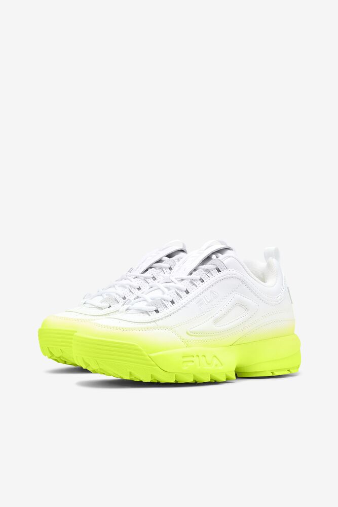 Fila Disruptor 2 Brights Fade Sneakers Wht/Wht/Sfty | HMLB53782