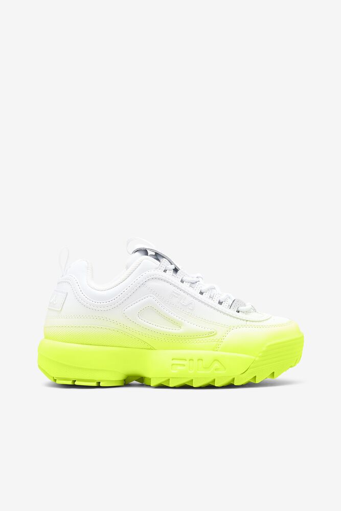 Fila Disruptor 2 Brights Fade Sneakers Wht/Wht/Sfty | HMLB53782