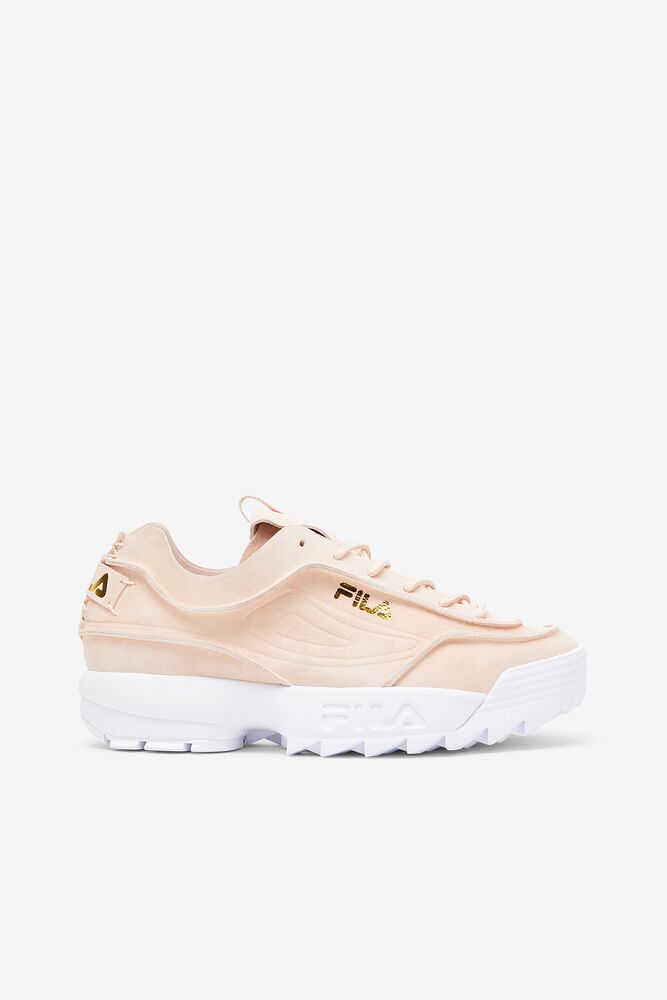 Fila Disruptor 2 Deconstructed Sneakers Doradas Blancas | QYCS96873