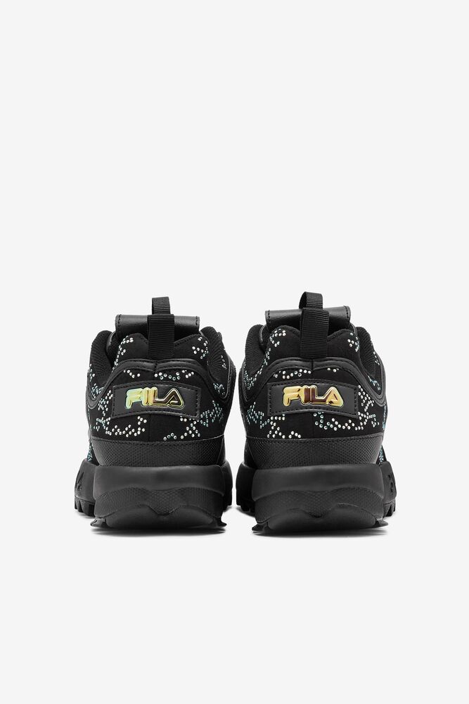 Fila Disruptor 2 Diamante Sneakers Blk/Blk/Irid | WGXC80516