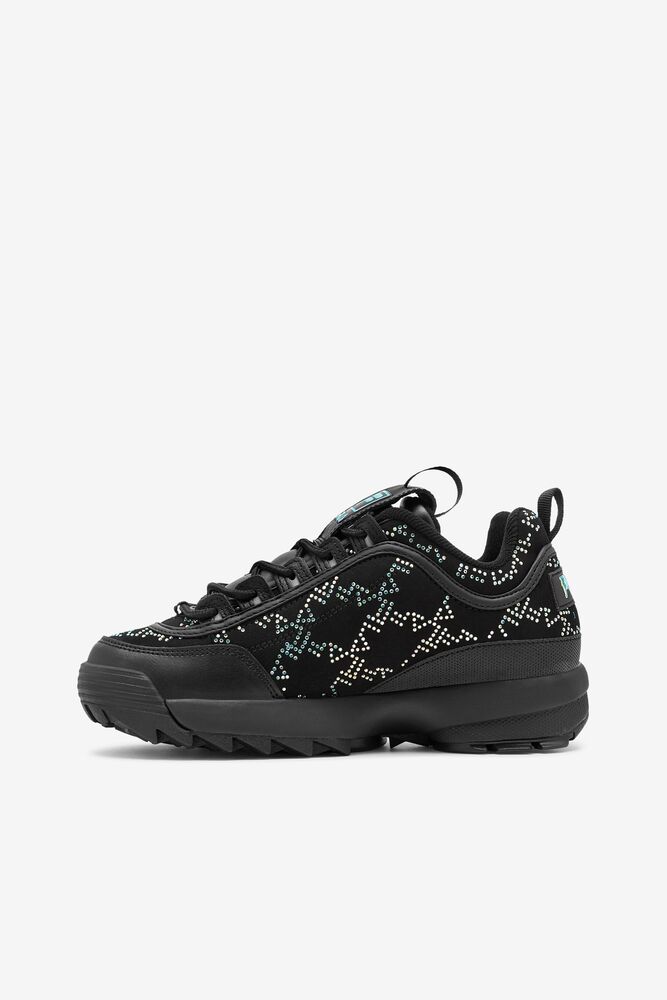 Fila Disruptor 2 Diamante Sneakers Blk/Blk/Irid | WGXC80516