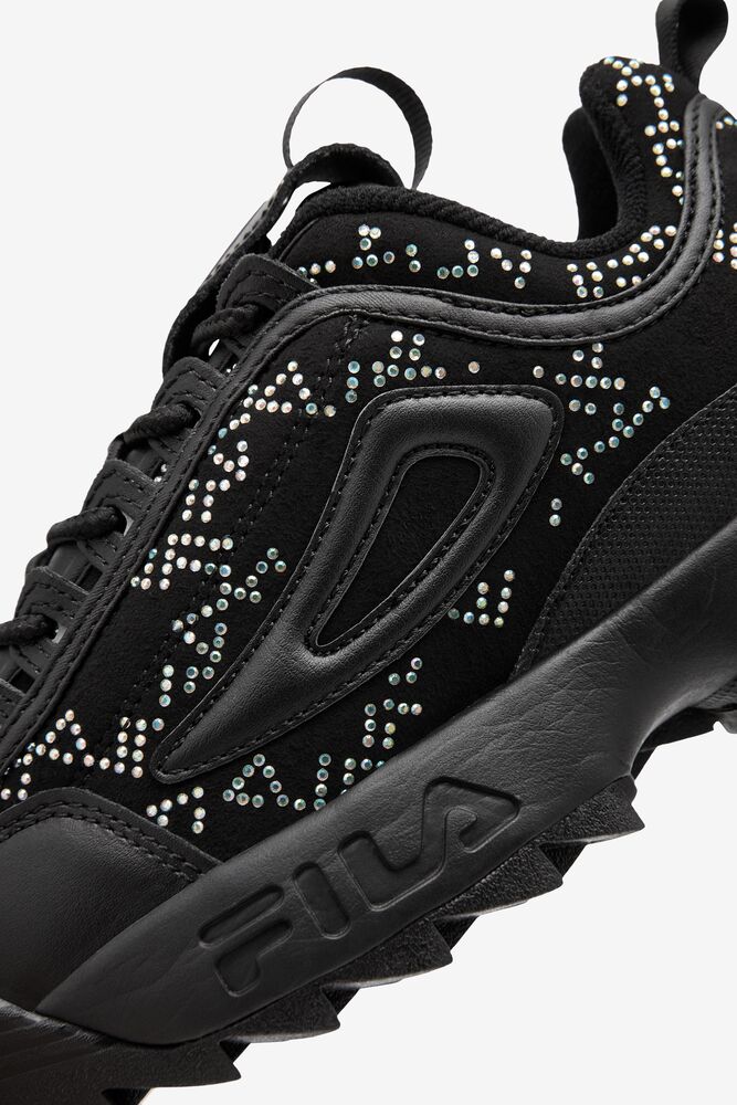 Fila Disruptor 2 Diamante Sneakers Blk/Blk/Irid | WGXC80516