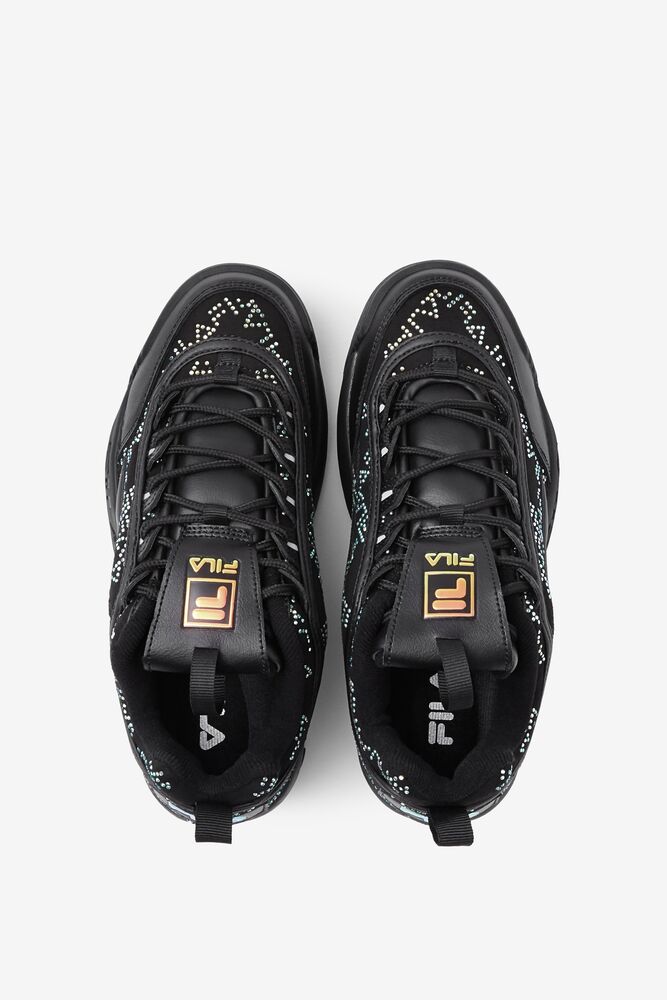 Fila Disruptor 2 Diamante Sneakers Blk/Blk/Irid | WGXC80516